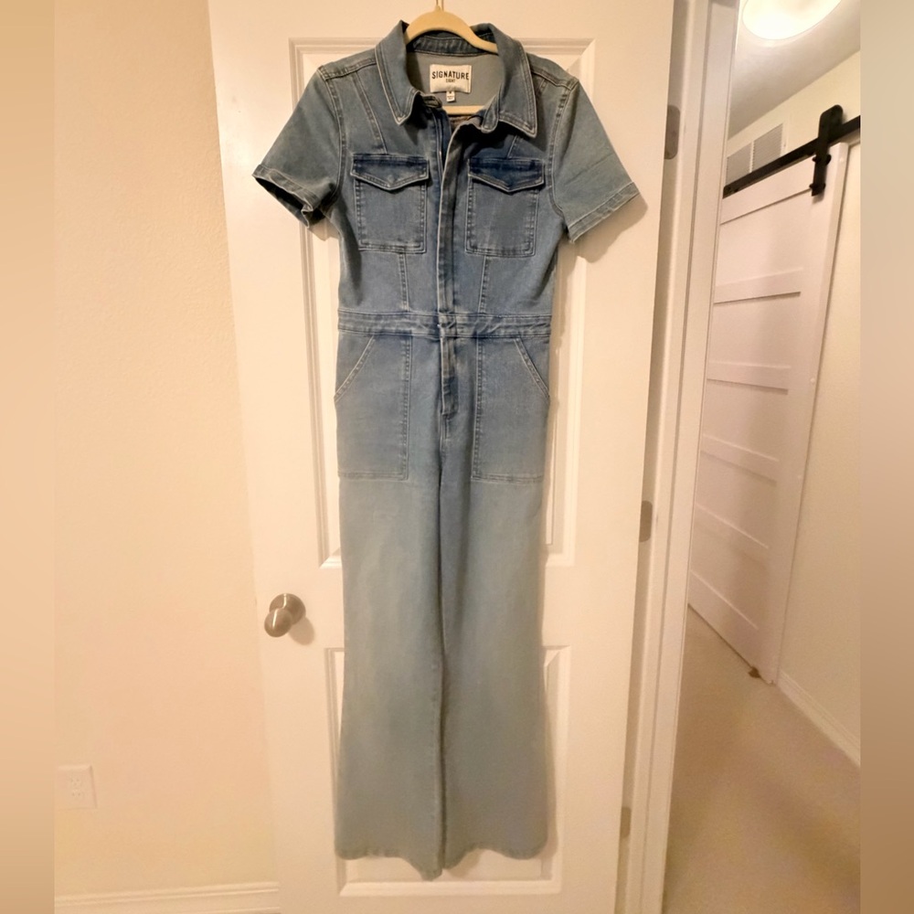 Signature 8 Denim Jumpsuit - Picture 13 of 13